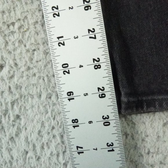 Abercrombie & Fitch 70s Vintage Flare Leg Jeans Curve Love Womens 30 Black Denim - Picture 7 of 9